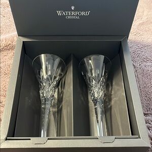 Waterford Crystal Lismore Toasting Flute Pair
